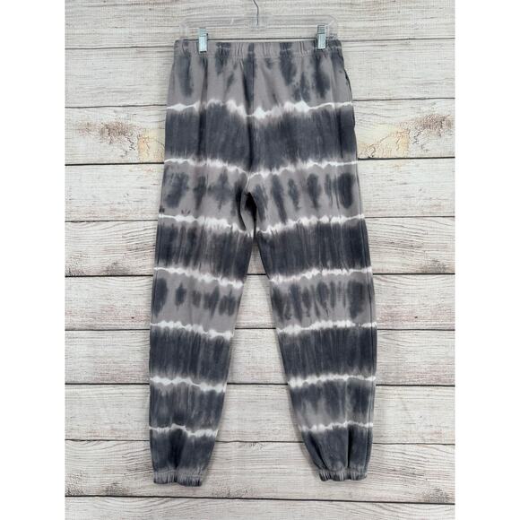 Lucky Brand Tie Dye Jogger Sweatpants Womens Small Gray White Chill at Home - Picture 2 of 12